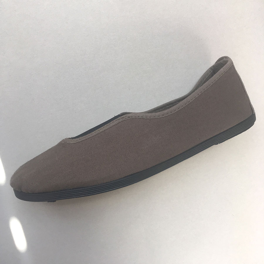 La Cadena GIMNASIA - Panel Slip On  Beige / Black 上履き 22.5-24cm