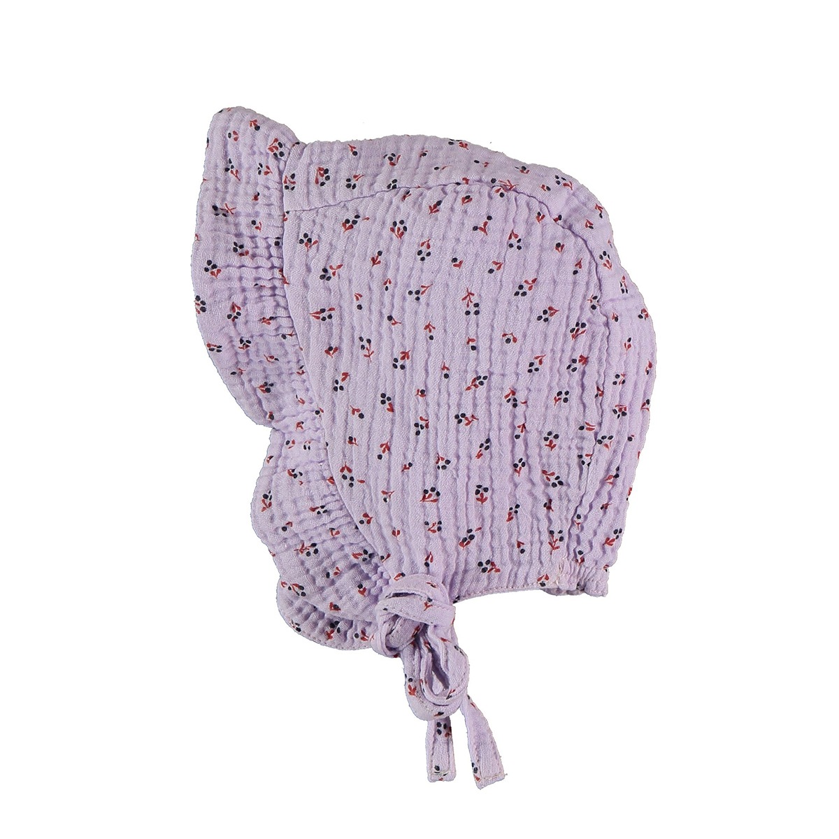 From spain MY LITTLE COZMO BONNET ORG.LIBERTY 43-46／46-48cm ご出産祝いに リバティ オーガニックコットン OLIVIA12 mauve6
