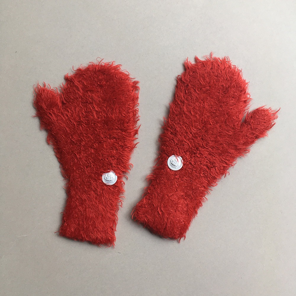 ［再下 50%OFF］cokitica コキチカ　moke knit mittens  S/M 伸びが良いので大人の手も入ります [クリックポスト可]