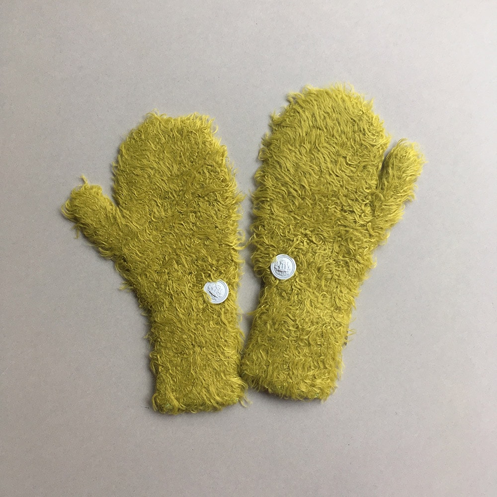 ［再下 50%OFF］cokitica コキチカ　moke knit mittens  S/M 伸びが良いので大人の手も入ります [クリックポスト可]