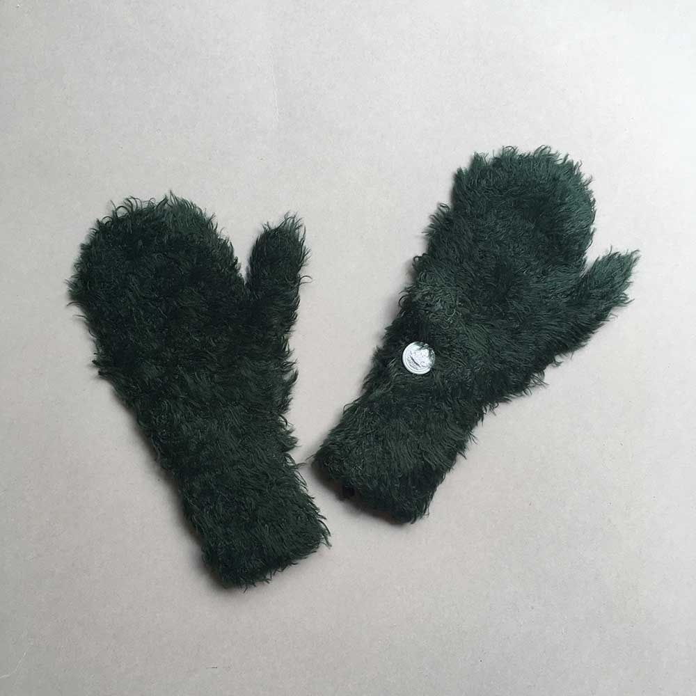 ［再下 50%OFF］cokitica コキチカ　moke knit mittens  S/M 伸びが良いので大人の手も入ります [クリックポスト可]