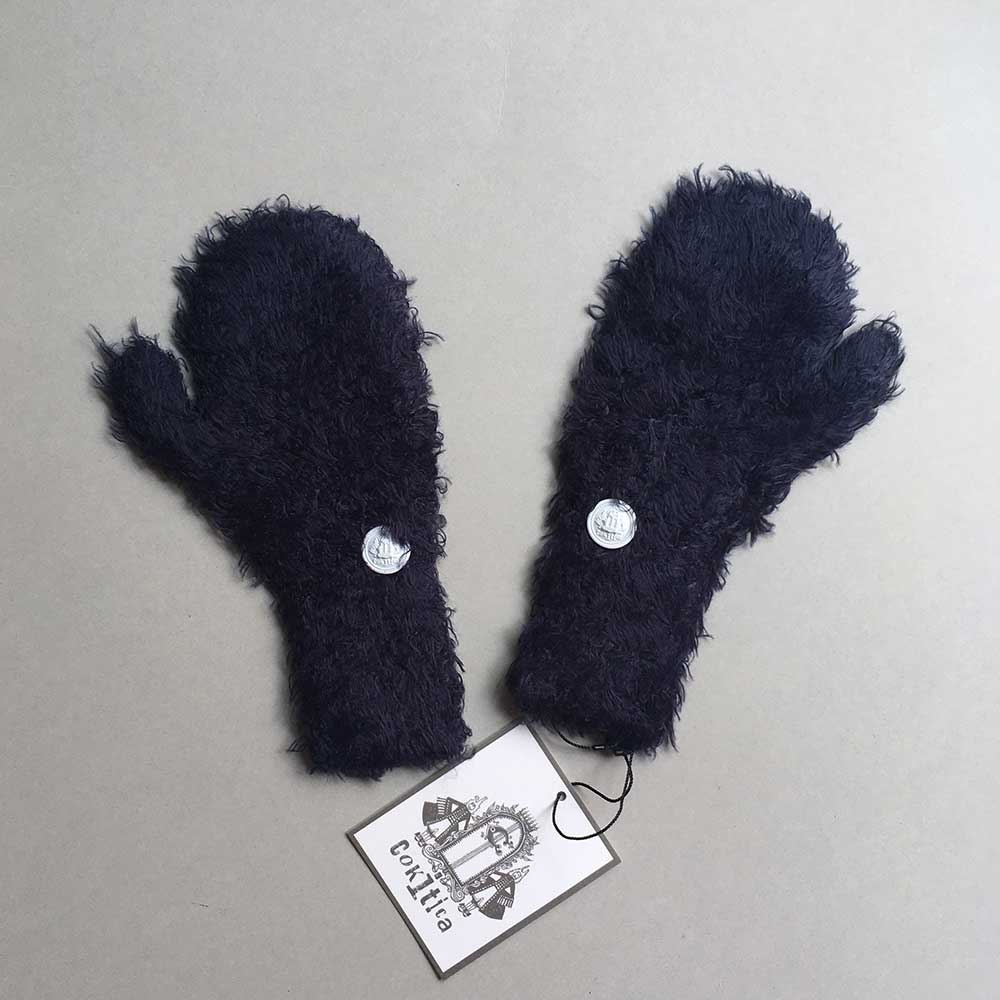 ［再下 50%OFF］cokitica コキチカ　moke knit mittens  S/M 伸びが良いので大人の手も入ります [クリックポスト可]