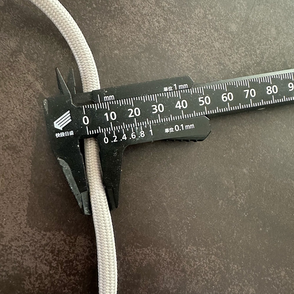 6.5-36　ライトグレー 6.5mm ロープ-9400