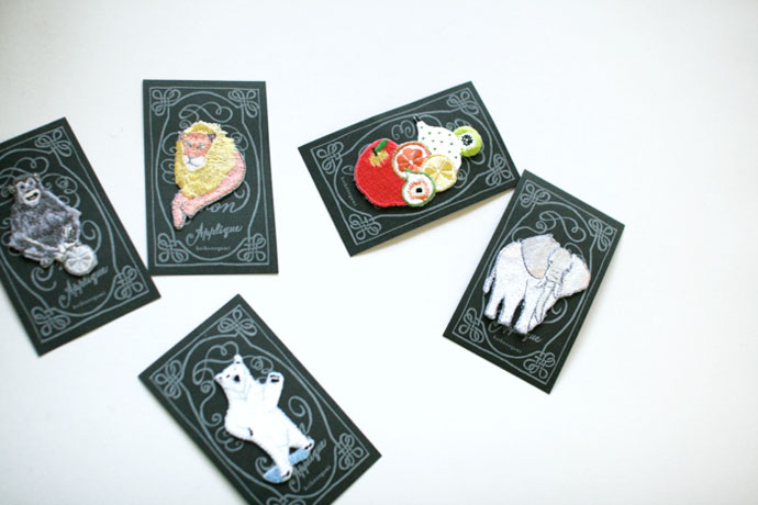 keikooogami 大神慶子 アイロンアップリケ Lion 2枚セット