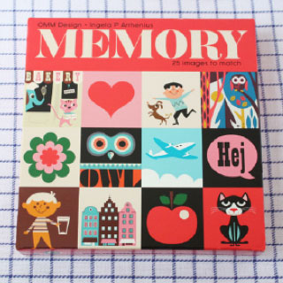 OMM-design メモリーゲーム スクエア 絵の神経衰弱　by Ingela P Arrhenius
