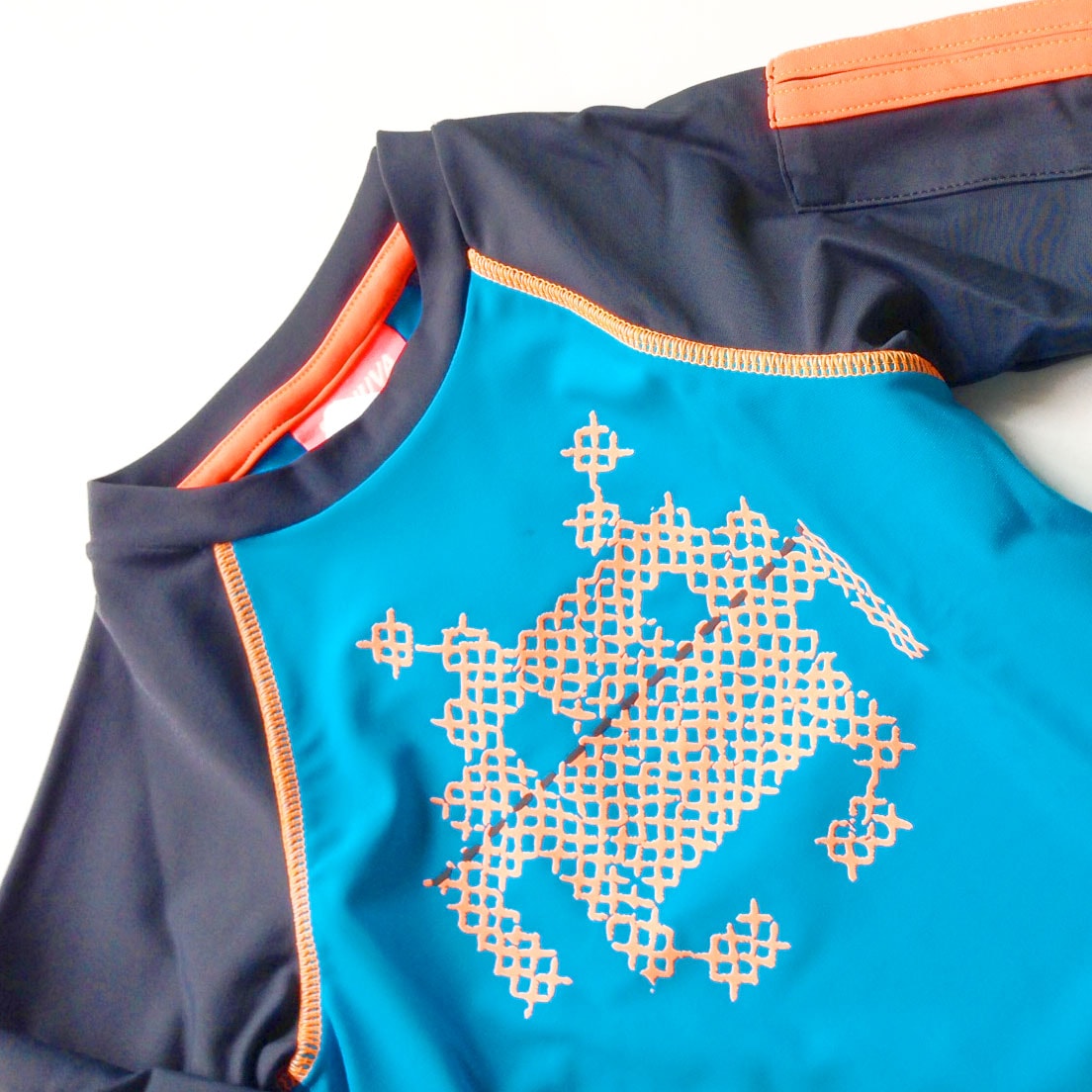 【再下-70%】SUNUVA スヌーヴァ 紫外線97％カット 14SS  Boys Outer Space Rash Vest インベーダー ラッシュガード 水着 1-2Y/-/-/-