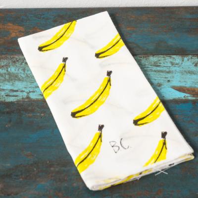 BOBO CHOSES Maison Hand Towel 35 x 92cm   Pear/Banana/Apple/Pineapple