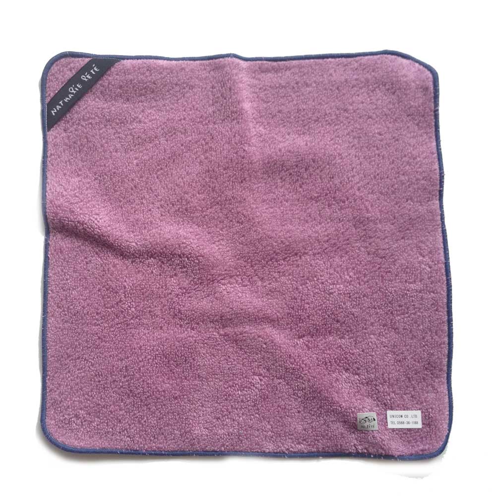 ナタリー・レテ　タオルハンカチ／うさぎ　25cm×25cm