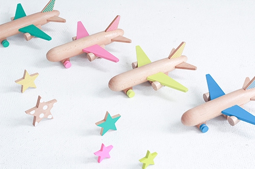 kiko+ キコ hikoki-jet プルバックモーター 木製飛行機