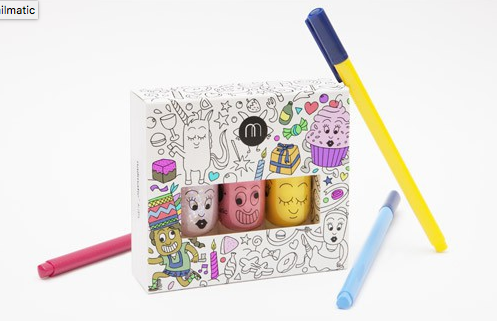 　[※1 クリックポスト可]　 NAILMATIC キッズ用マニキュア Made in France POLLY