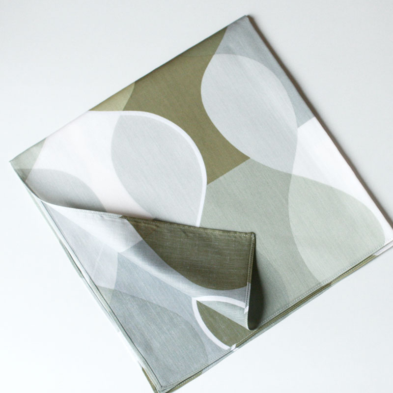 boras cotton ボラス ハンカチ（大判） MALAGA　マラガ ライトグリーン by Mona bjork モナ・ビヨルク