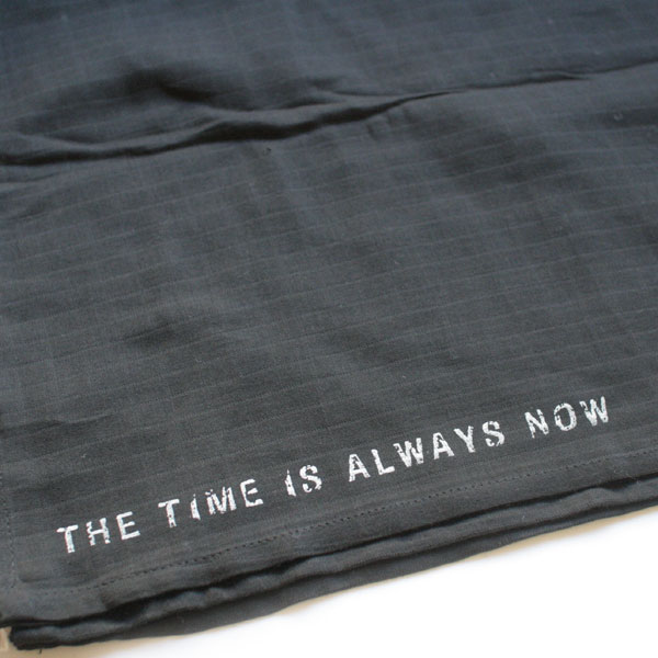 [再下-50%] the Organic Company  ザ・オーガニックカンパニー Cotton cloth オーガニックコットン大判クロス 85x85cm　Black