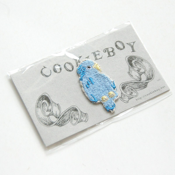 Cookie Boy クッキーボーイ アイロンプリント Blue Bird 2枚セット