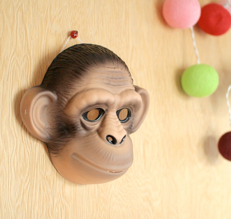 クリックポスト不可 Animal Mask アニマルマスク　Monkey さる