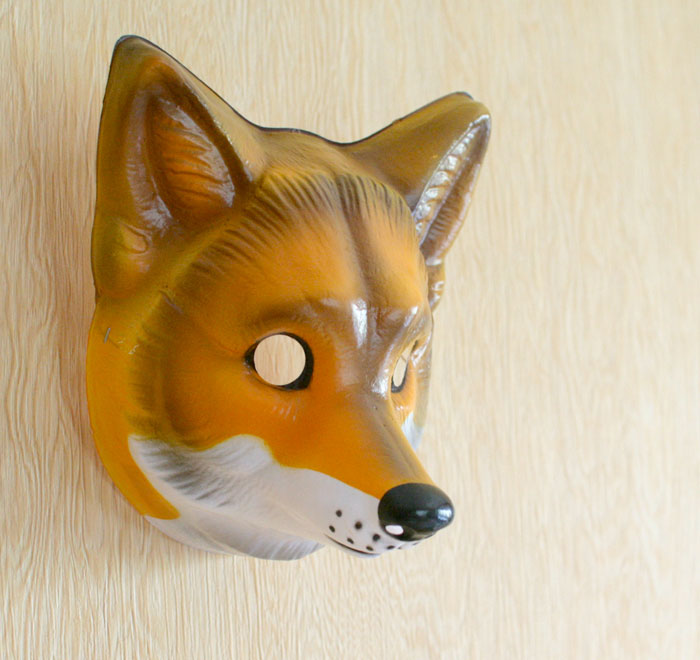クリックポスト不可 Animal Mask アニマルマスク　Fox きつね