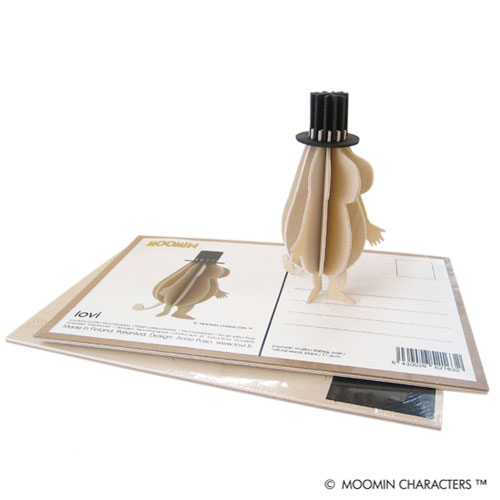 lovi オーナメントカード MOOMIN PAPPA（ムーミン・パパ） / 11.5cm （プライウッド白樺）