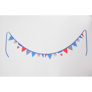 FUN FUN FLAG!　三角ガーランド　サーカス