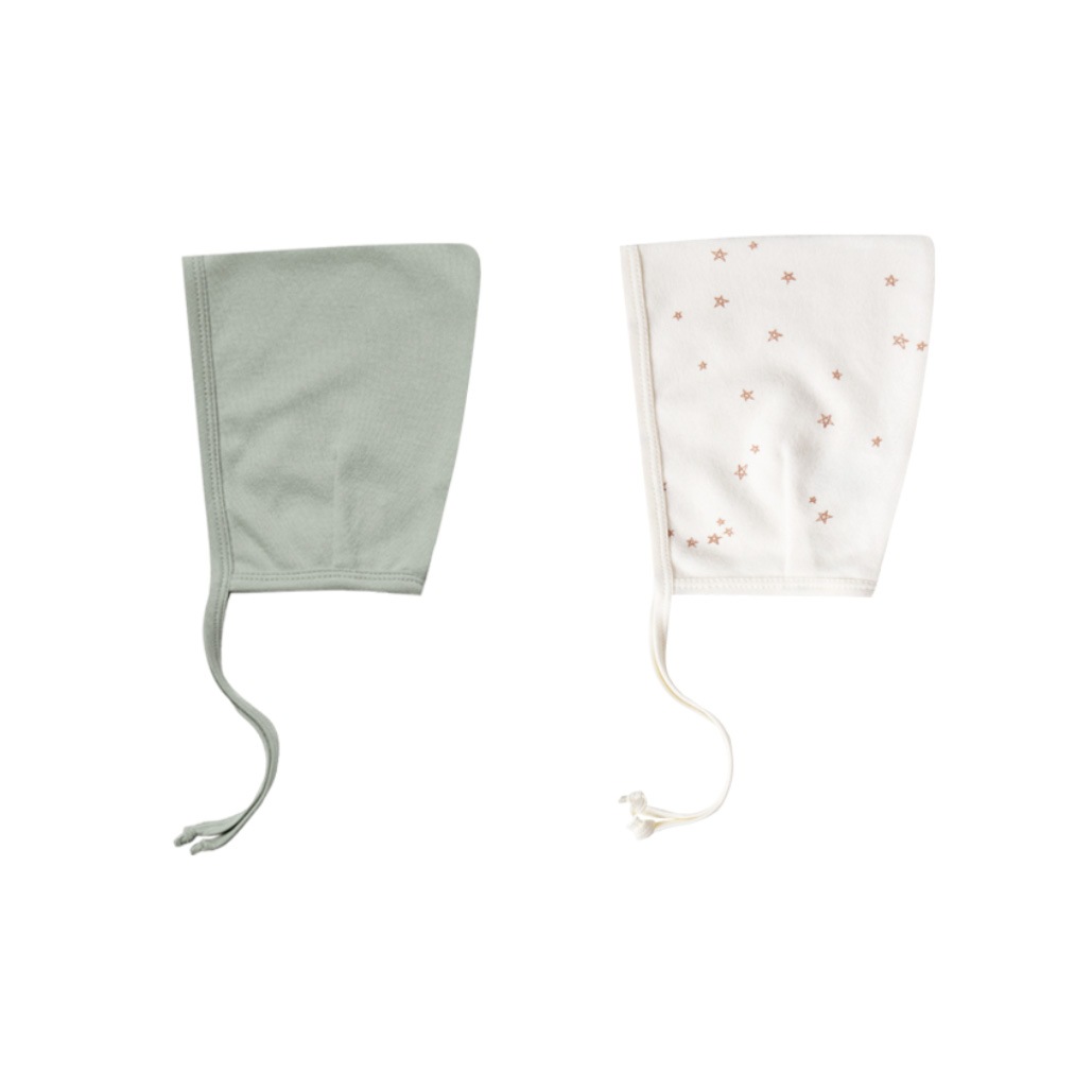 [40%off] Quincy Mae オーガニックコットン Pixie Bonnet  [ネコポス対応可] SAGE IVORY 6ヶ月 Quincy Mae\帽子・雑貨