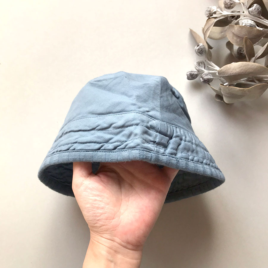 ［50%OFF］ From Spain 1+in the family  ANGUS 布帛帽子 48-50/52-54/54-56 INDIGO