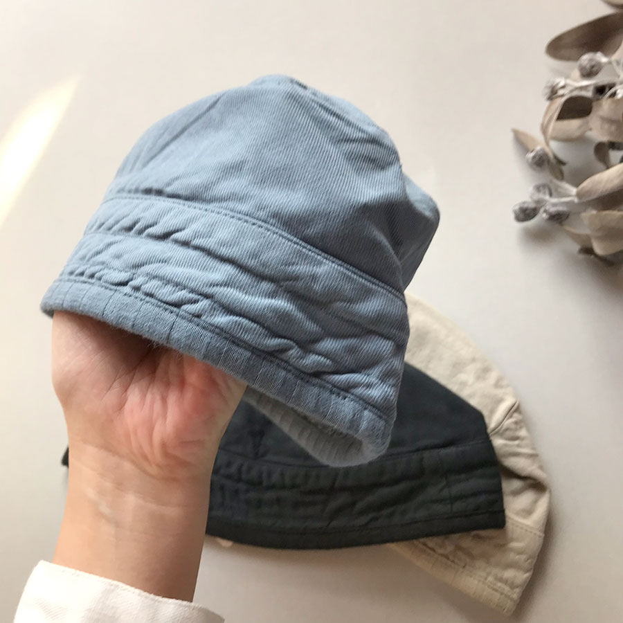 ［50%OFF］ From Spain 1+in the family  ANGUS 布帛帽子 48-50/52-54/54-56 INDIGO