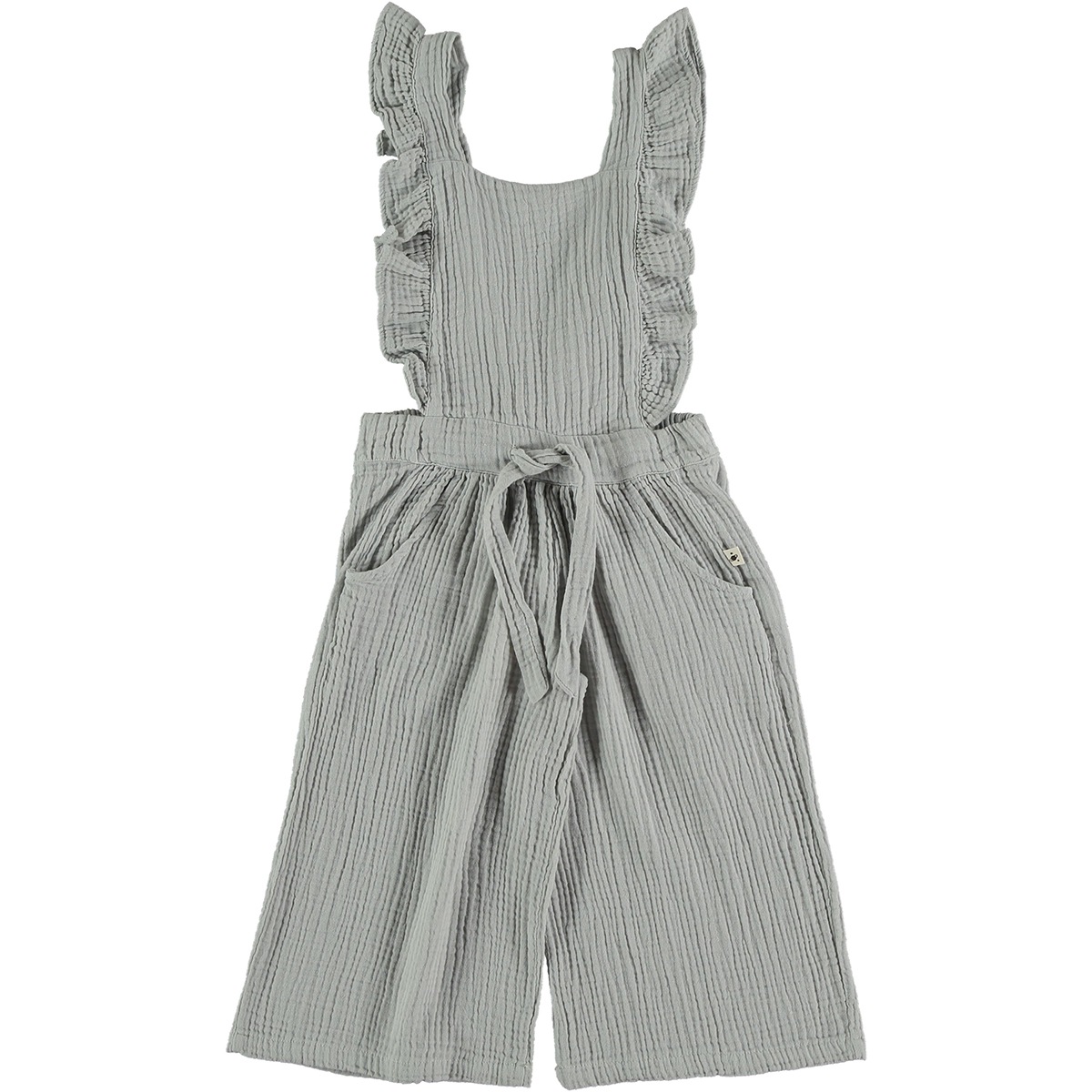 [50%OFF] From spain MY LITTLE COZMO  JUMPSUIT HARPERK 100/110/120/130/- オーガニックコットン LIGHT GREY