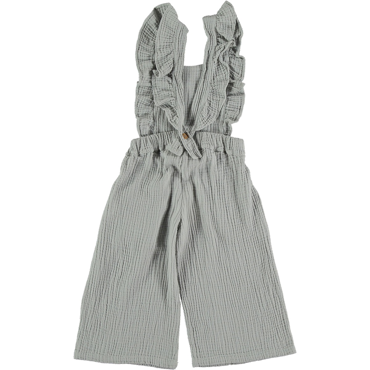 [50%OFF] From spain MY LITTLE COZMO  JUMPSUIT HARPERK 100/110/120/130/- オーガニックコットン LIGHT GREY