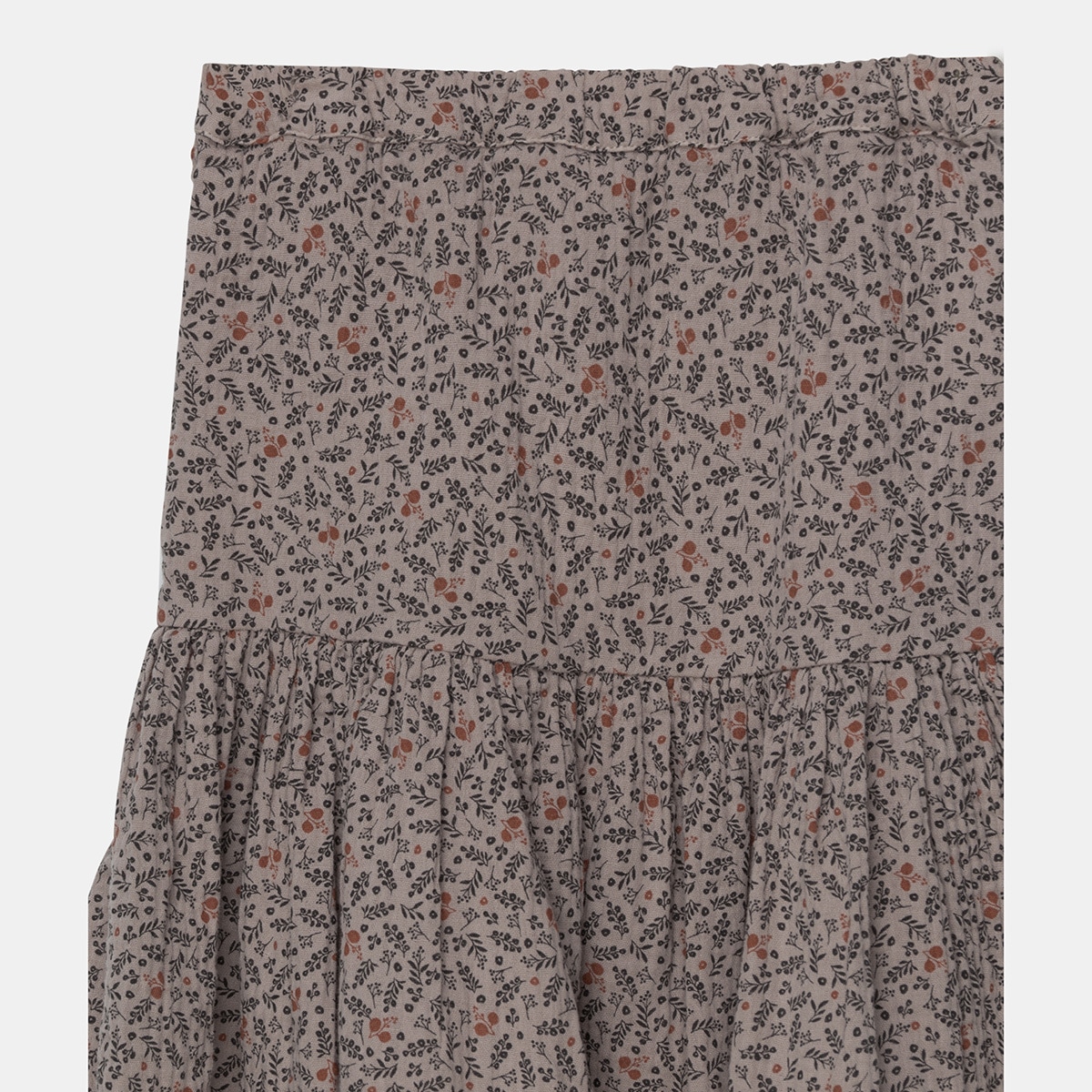 [40%OFF] From spain MY LITTLE COZMO FLORK133 オーガニックコットン organic midi tiered printed skirt printed  bubble gauze  100/110/120