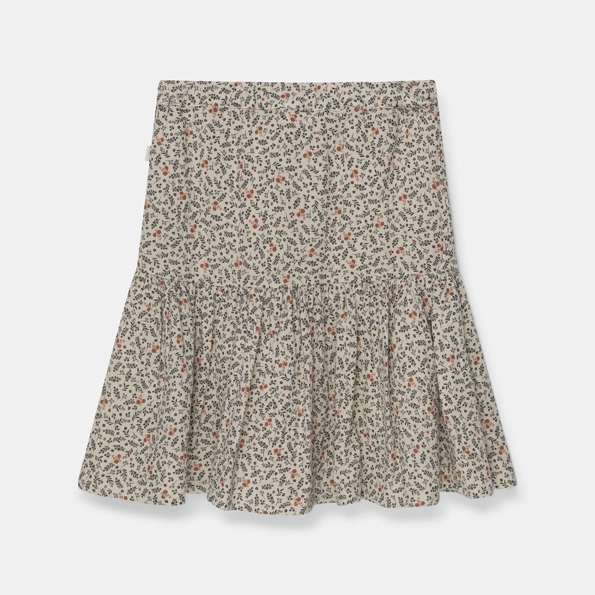 [40%OFF] From spain MY LITTLE COZMO FLORK133 オーガニックコットン organic midi tiered printed skirt printed  bubble gauze  100/110/120