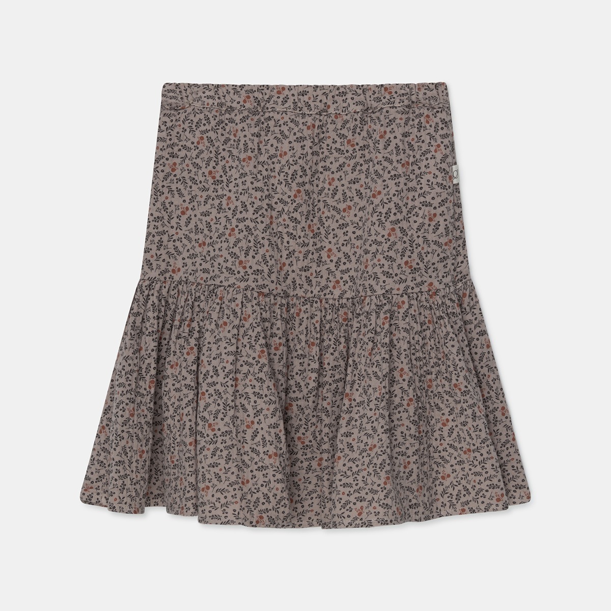 [40%OFF] From spain MY LITTLE COZMO FLORK133 オーガニックコットン organic midi tiered printed skirt printed  bubble gauze  100/110/120