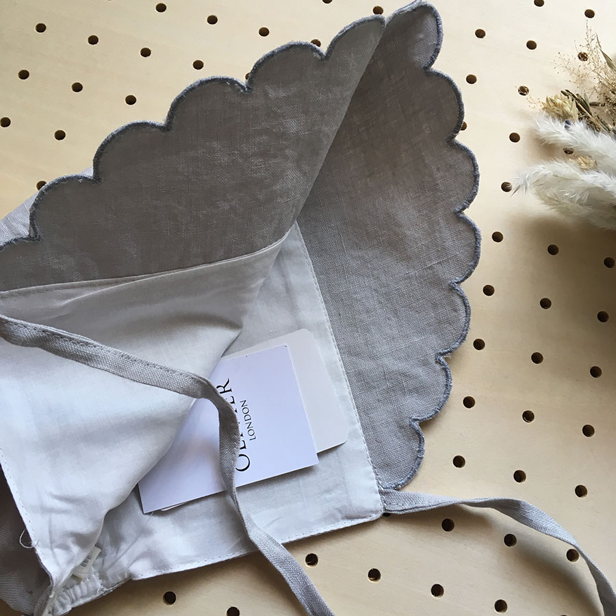 [60%OFF] ロンドンから OLIVIER POPPY スカラップボンネット 48-50/50-52