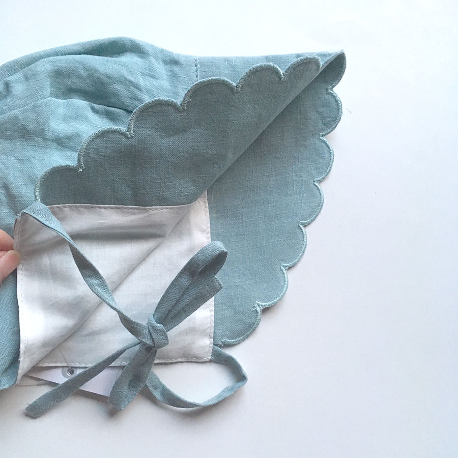 [60%OFF] ロンドンから OLIVIER POPPY スカラップボンネット 48-50/50-52