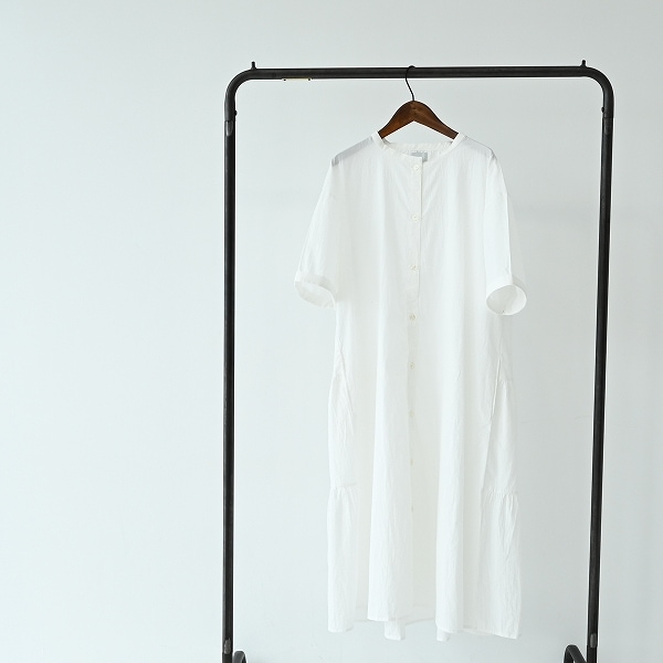 [60%OFF] undeny. ワッシャーブロード ティアードワンピース  1(140-150)/2(150-160)/F(大人0) WH/PU