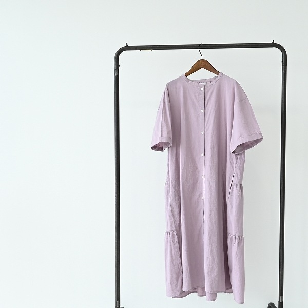 [60%OFF] undeny. ワッシャーブロード ティアードワンピース  1(140-150)/2(150-160)/F(大人0) WH/PU