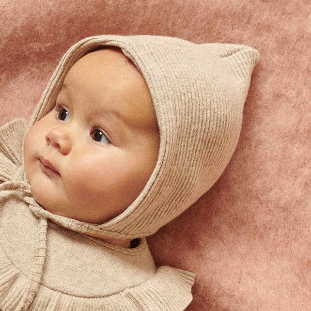 [30%OFF] From spain MY LITTLE COZMO BONNET ORG.LIBERTY 43-46／46-48cm ご出産祝いに リバティ オーガニックコットン OLIVIA126