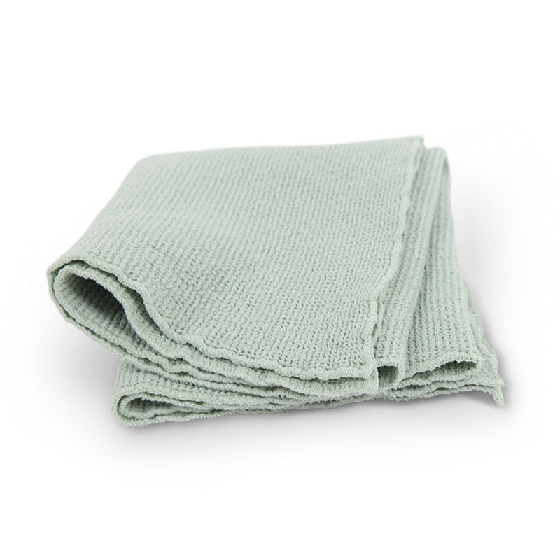 moumout' paris ムームーパリ　オエコテックス　ハニカム フェイスタオル towel in honeycomb Green