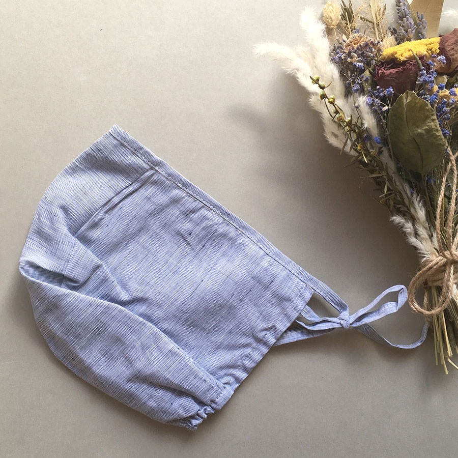 ● ロンドンから OLIVIER judith リネン x リバティ ボンネット 42-46（新生児-6ヶ月）/48（6ヶ月-1歳）