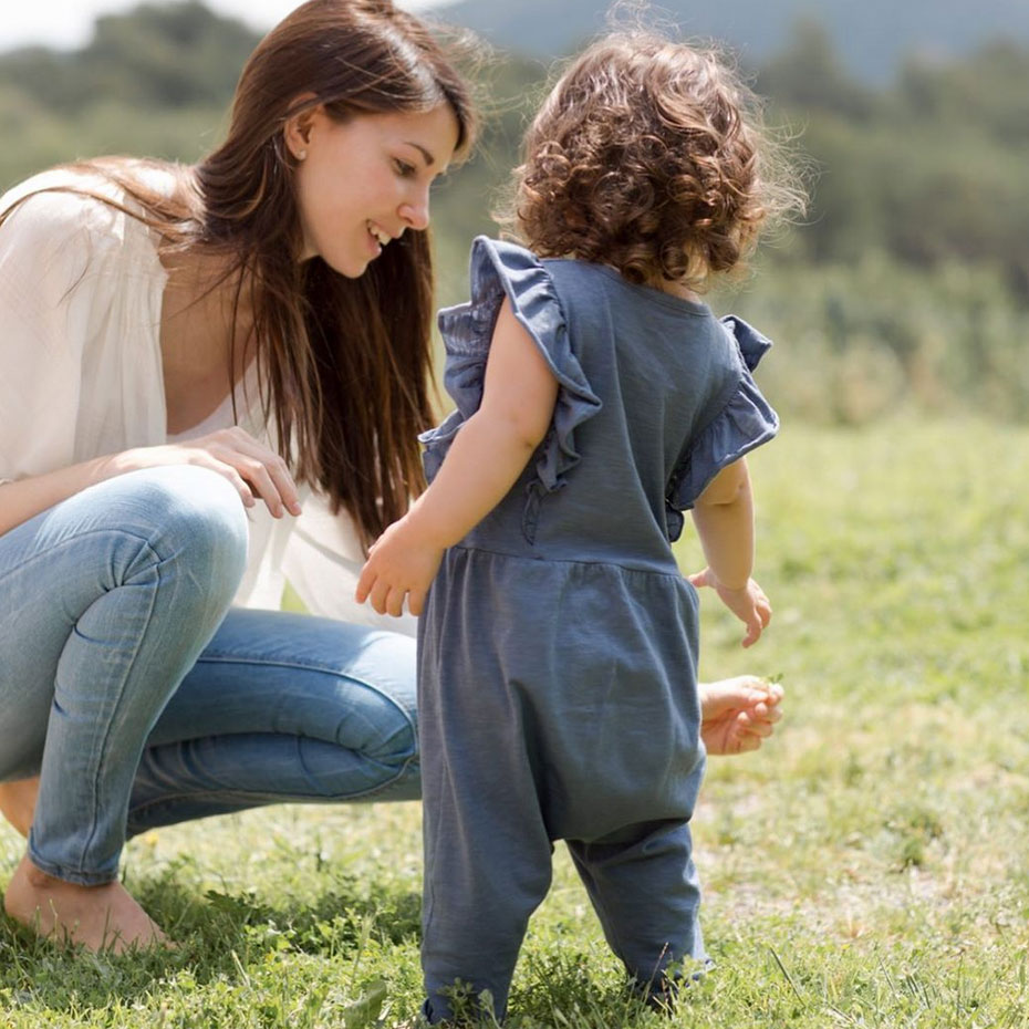 [50%OFF] From spain 1+in the family FAINARA overall 60/-/-/100-110/110-120 INDIGO