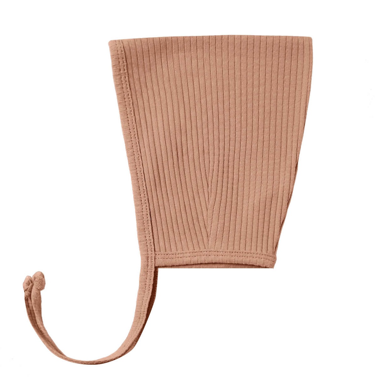 [30%off] Quincy Mae オーガニックコットン RIBBED PIXIE BONNET [ネコポス対応可] TERRACOTTA 6ヶ月 / 1歳
