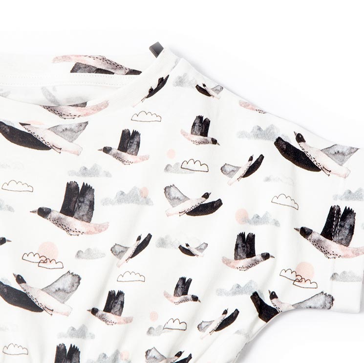 [再-60%] ドイツから MONKIND BIRDIES TENNIS DRESS 100%オーガニックコットン 80-90/-/-/-