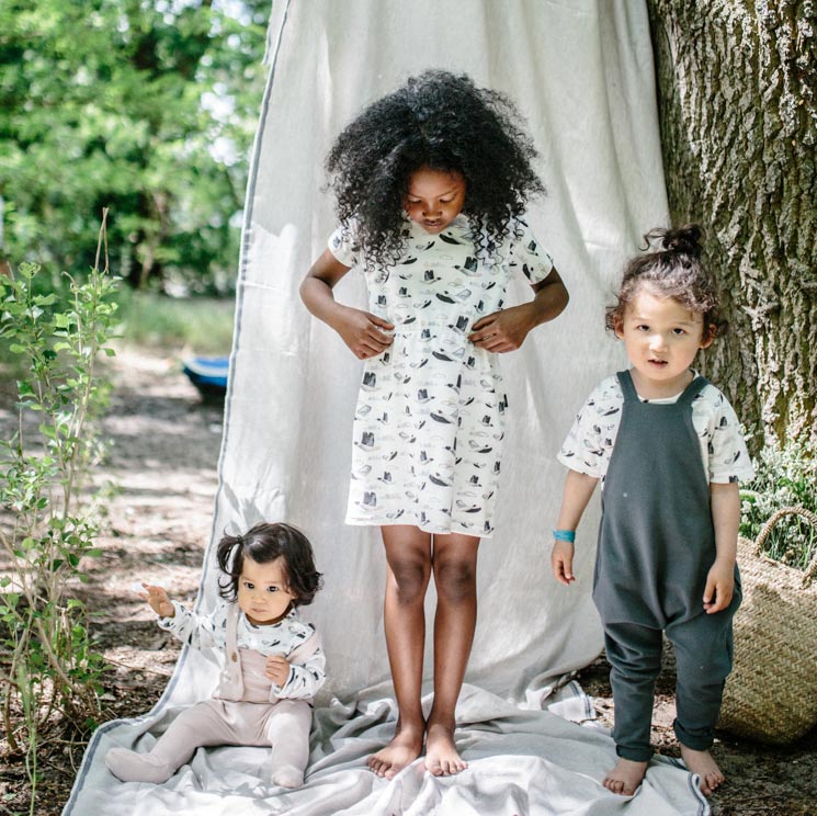 [再-60%] ドイツから MONKIND BIRDIES TENNIS DRESS 100%オーガニックコットン 80-90/-/-/-