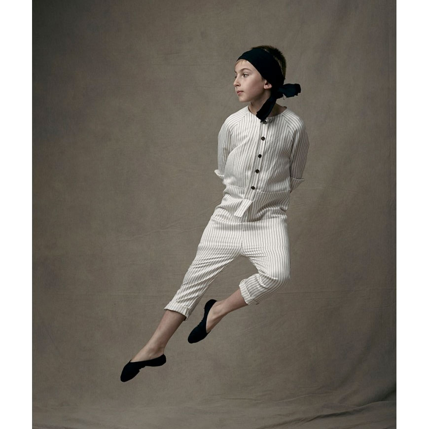 [85%OFF!] little crative factory スペインから  18SS Tap Jumpsuit 2Y/4Y/6Y/8Y/10Y BLACK