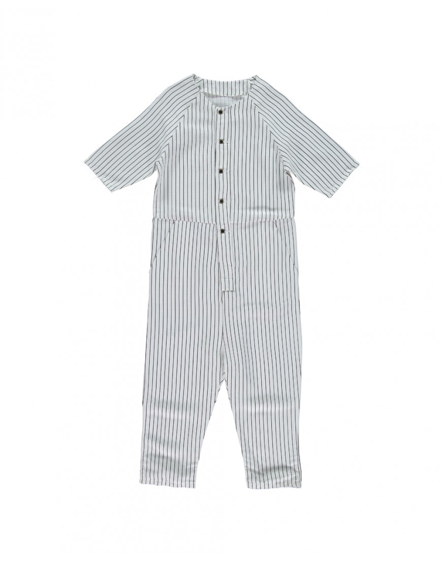 [85%OFF!] little crative factory スペインから  18SS Tap Jumpsuit 2Y/4Y/6Y/8Y/10Y BLACK