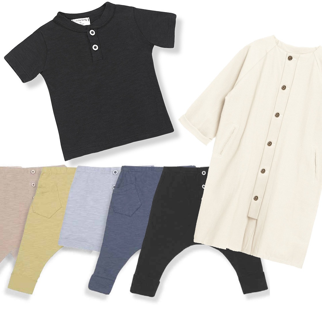 ［60%OFF］From spain 1+in the family XIMO 半袖カットソー 60-70/-/-/- black