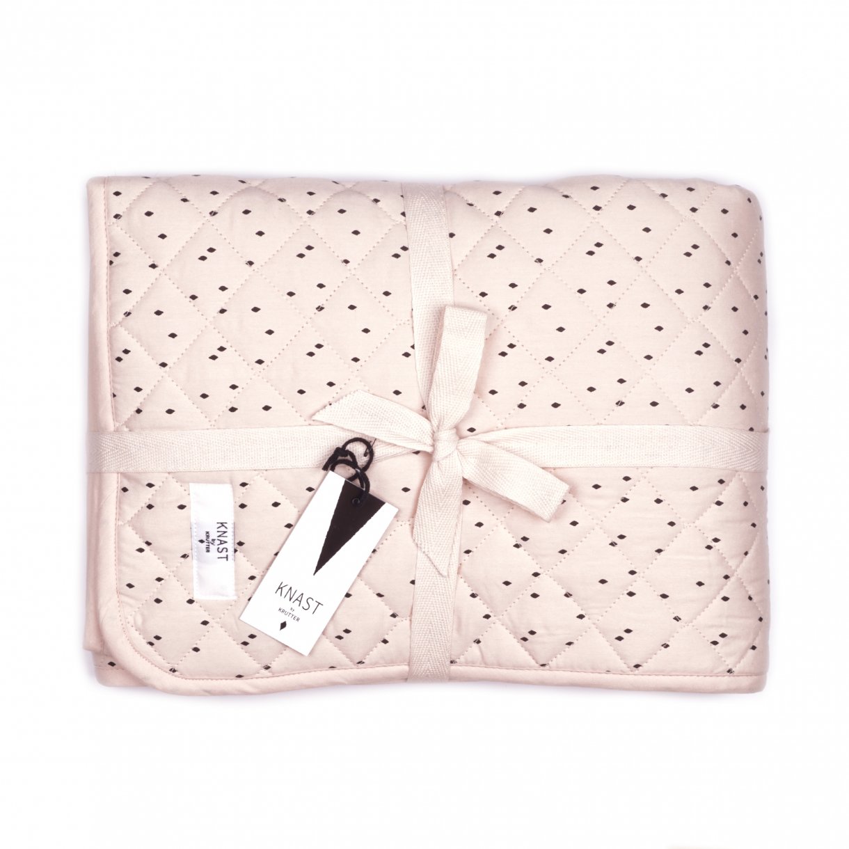 From Knast Baby Blanket Harlequin 90x115cm rose 中綿キルティングブランケット