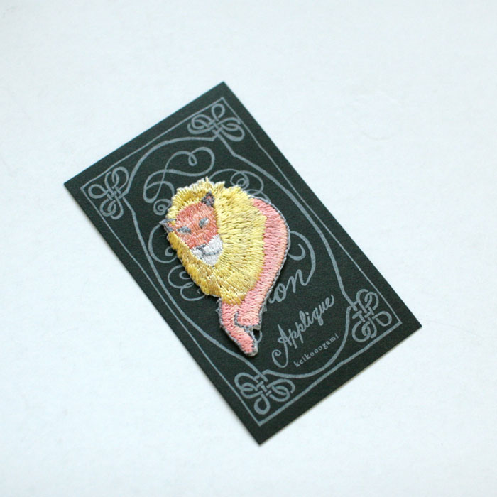 keikooogami 大神慶子 アイロンアップリケ Lion 2枚セット