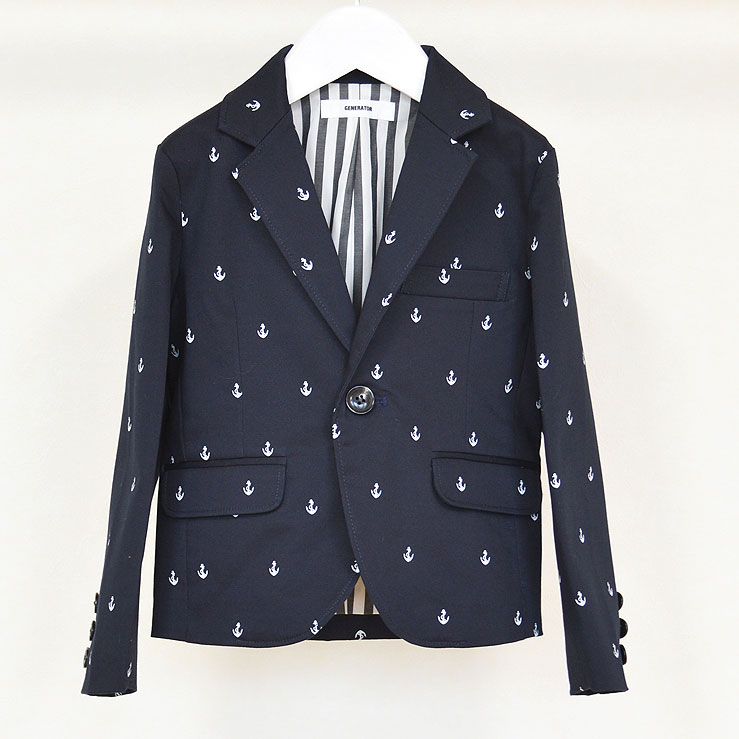 3800円分ポイント付与！　GENERATOR ジェネレーター 15SS アンカー 1B ジャケット 110/120/130 七五三 卒園　入学