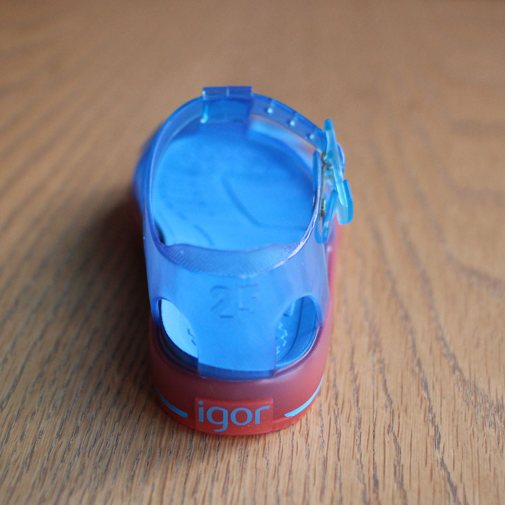 [50%OFF] igol イゴール スペインメイドのサンダル TENIS BICOLOR Turquesa 13cm/14cm/15cm