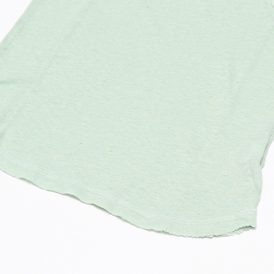 【再下-70%】NICO.NICO CLOTHING  16春夏 ニコニコ オーガニックコットン BOWIE HEMP TANK 麻紺タンクトップ-/-/-/8Y/- セージ