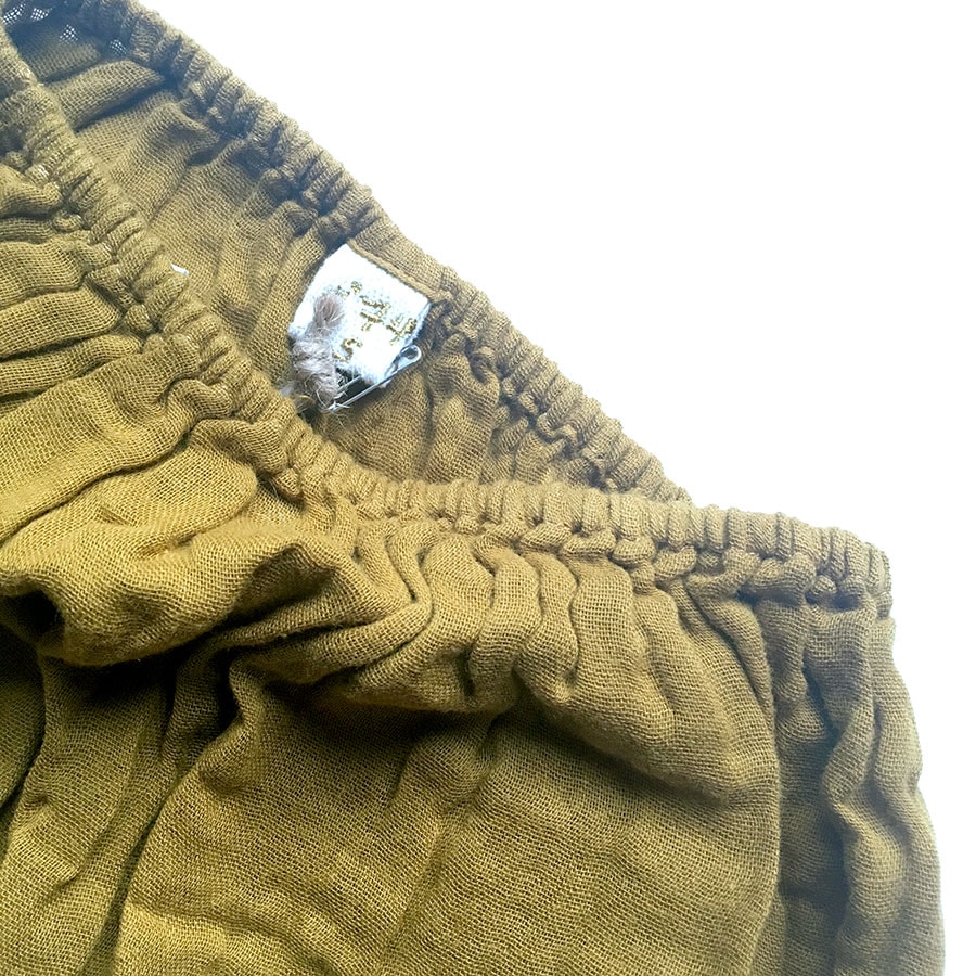 Numero 74 ヌメロ Emi Bloomer  ～6ヶ月/2歳ぐらいまで　ダブルガーゼブル オーク by イタリア Gold [※1 クリックポスト可]　