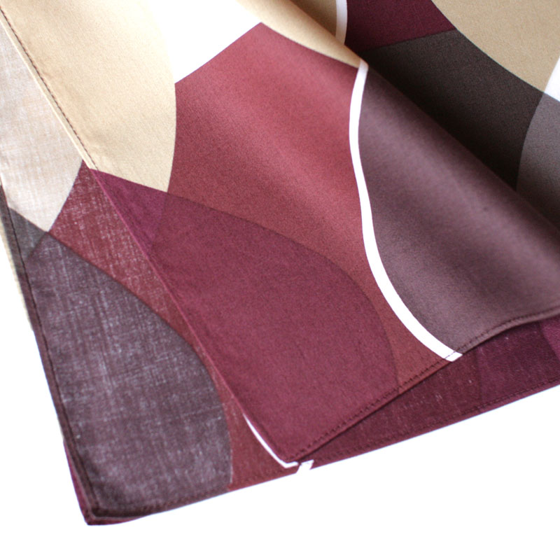 boras cotton ボラス ハンカチ（大判） MALAGA　マラガ パープル by Mona bjork モナ・ビヨルク